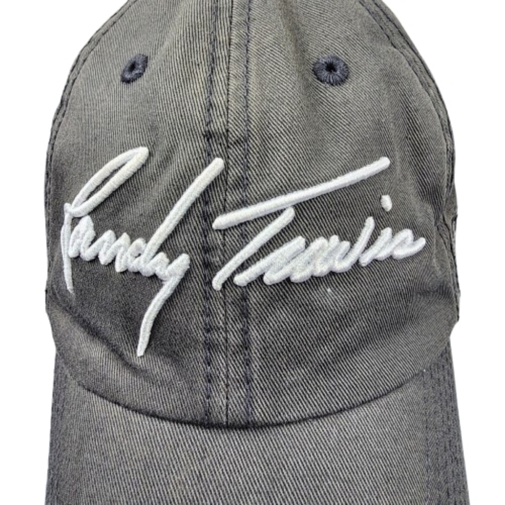 Randy Travis Gray Baseball Style Cap By Top Of The World Unisex OS - Picture 2 of 8